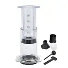 French Press Portable Hand Press Coffee Maker European Drip Coffee Maker (Clear)