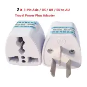 New Universal UK EU to AU Australian Wall Plug Travel Power Adapter Converter