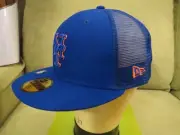 New Era NY Mets On Field Batting Practice 2023 Fitted Hat, Trucker Mesh, 7 1/2