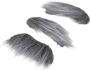 Halloween Fake Beard Eyebrows Kit Self-Adhesive Prop for Cosplay Masquerade Parties