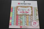 ECHO PARK - "Everyday Eclectic" 6" x 6" - 24 Double-Sided Cardstock ! RETIRED