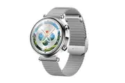 Smart Watches for Women (Answer/Make Calls), 1.27" AMOLED Screen Fitness Tracker, Heart Rate/Sleep Monitor, IP68 Waterproof Petite Watch for Women, Round Smartwatch for Android iPhone(Silver)