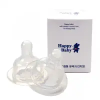 在飛比找環球Online優惠-【韓國 Happy baby】母感體驗分流式防嗆奶嘴 3盒組