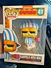 GARFIELD WITH MUG 41 Funko Pop Vinyl New in Mint Box + Protector