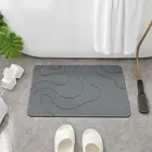 Eco-friendly Bath Mat Stylish Bathroom Super Absorbent Quick Drying for Home