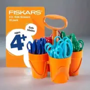 Fiskars Class Pack for Kids, 24 Blunt Tip Scissors, NEW "Safer Blade Angle"