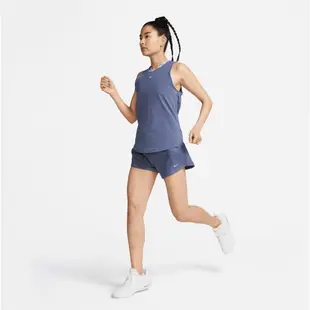 NIKE 短褲 DRI-FIT 藍色 隱藏內裡 訓練 運動短褲 女 DX6011-491