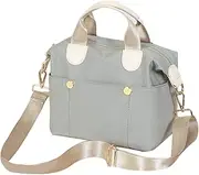 [PORRASSO] Women's Shoulder Bag Fashion Shoulder Bag Women Nylon Handbag Multifunctional Travel School Work Daily Use Crossbody Bag