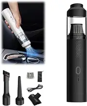 Upgrade Slim V8 Mate Cordless Car Vacuum - 19000PA High Power Handheld Cleaner, 2 Speeds, 30 Mins Runtime, 150ml Dust Cup for Home, Office (Black)