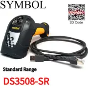 Symbol DS3508-SR Standard Range 1D 2D Handheld Wired Barcode Scanner w USB Cable