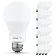 Luxrite A19 LED Light Bulb 12.5W=100W 4000K 1500LM Non-Dimmable E26 ETL 24 Pack