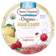 Torie & Howard, Organic Hard Candy, Meyer Lemon & Raspberry, 2 oz (57 g)