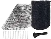 Yunking Deer Fence Netting, 7 x 100 Feet Anti Bird Deer Protection Net Reusable Protective Garden Netting for Plants Fruit Trees Vegetables Against Birds and Other Animals