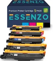 5-Pack TN-253 TN-257 TN253 TN257 (2,500/2,300 Pages, 2B/CMY) ESSENZO Compatible Toner Cartridge for Brother Printer DCPL3510CDW HLL3230CDW HLL3270CDW MFCL3745CDW MFCL3750CDW MFCL3770CDW -Syd Stock