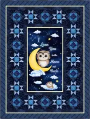 Owl Always Love You panel quilt kit! I Love You to the Moon and Back!