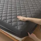 Waterproof Thickened Mattress Pad -Adjustable Fitted Bed Cover Non Slip Bedsheet