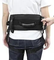 Gait Belts Transfer Belt,Oxford Walking Transfer Belt Quick Release Gait Belts - Adjustable Comfortable Lift Belt with 5 Handles Gate Belt for Seniors & Elderly