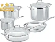 Impact 5-Piece Stainless Steel Cookware Set - Induction Compatible Quality