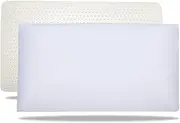 100% Talalay Latex Pillow Bed Pillow for Sleeping, Extra Soft Natural Latex Sleeping Pillow for Back, Stomach or Side Sleepers, Removable Breathable Cotton Cover - High Elasticity (Queen)
