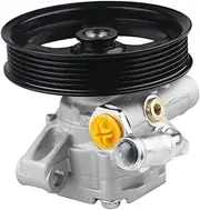 Power Steering Pump With Pulley Compatible For Buick Enclave 08-17 Compatible For Chevy GMC Acadia Saturn Outlook 3.6L V6