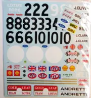 Decalpool 1/12 Lotus 49B Ford F1 Gold Leaf Decal Sheet DP124 for Tamiya kit