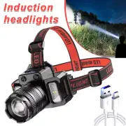 Headlamp Flashlight USB Rechargeable Super Bright LED Headlight Waterproof Lamp
