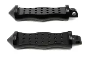 Black Form Factor Footpeg Set Druid Style fits Harley Davidson