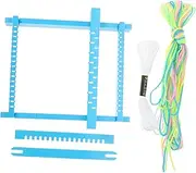 ADOCARN 1 Set DIY Robot Knitting Shuttle Mini Knitting Kit Stem Looms Crafts Hat Loom Kits Knitter Knitting Machine Making Loom Kit Dough Weaving Loom Doll Abs
