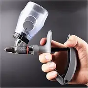 2ML/5ML Animal Injector, Adjustable Continuous Vaccine Syringe, Livestock Syringe Injector, for Veterinary Use Poultry and Livestock Breeding Equipment(Size:5ML)
