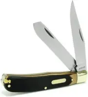 Bainbridge Old Timer Bearhead Trapper Pocket Knife, Silver