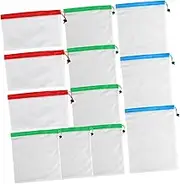 iplusmile 12Pcs Reusable Mesh Produce Bags Storage Bags for Grocery Shopping Fruits Vegetables and Lightweight Drawstring Design for Easy Access and Organization