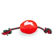 South Sydney Rabbitohs NRL Team Logo Design Dog Ball Rope Toy