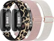 Yisica 3 Pack Elastic Solo Loop for Fitbit Inspire 3 Straps & Inspire 2 Strap Women/Men, Soft Stretchy Loop Adjustable Comfortable Sport Replacement Wriststraps for Fitbit Inspire 3/2 /HR/Ace 3/2