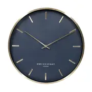 AVALON 40cm Petrol Blue Silent Wall Clock