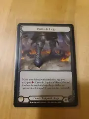 Flesh and Blood - Ironhide Legs - Cold Foil Monarch 1st Edition MON244 N/M