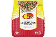 Sunrice White Rice Calrose Medium Grain 2kg