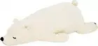 LivHeart Premium Nemu Nemu Animals Hug Body Pillow Polar Bear L White NEW