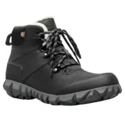 Bogs Arcata Urban Leather Mid Women's Casual Boots, Black, W7