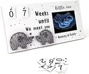 Sonogram Picture Frame Ultrasound Picture Frames for 4"x 3" Ultrasound Photo, Baby Sonogram Photo Album, Ultrasound Frame for Expectant Moms (White)