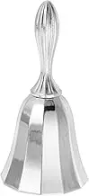 GAROZATION Retro Handheld Metal Service Bell Decorative Kitchen Bar Tool Elegant Design for Restaurants Pubs Events Sound for Communication for Frequent Use