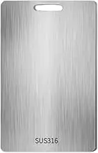 KOKOCCBD 316 Stainless Steel Cutting Board, Chopping Board for Hanging Kitchen Pastry, Double Sided Thickened Cutting Edge Baking Sheet