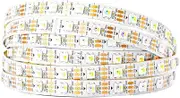 BTF-Lighting RGBW RGBNW Natural White SK6812 (Similar WS2812B) 16.4ft 5m 60leds/Pixels/m Individually Addressable Flexible 4 Color in 1 LED Dream Color LED Strip Non-Waterproof DC5V