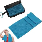 Towel, Breathable Workout Towels Absorbing, Quick-Drying, with Portable Mesh Bag for Women Men Sports Gym Running