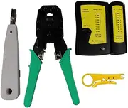 Network Data Cable Toolkit - CAT5 CAT6 RJ45 and RJ11