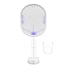 Tooleroo 2 In 1 Rechargeable Mosquito Swatter Electronic Fly Insect Bug Zapper R