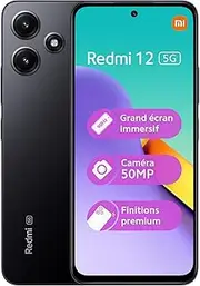 Redmi Xiaomi 12 5G + 4G LTE (for Tmobile Mint Tello Global) (256GB + 8GB) Global Unlocked 6.79" 50mp Triple Camera (Midnight Black)