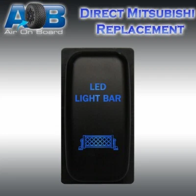 Push Switch 107B 12V LED LIGHT BAR on-off LED blue for Mitsubishi Pajero Triton (for: Mitsubishi)