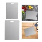 Stainless Steel Cutting Board Thaw Mat Bread Cutting Mat Pizza Biscuits Board