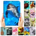 Animal Flip Case Cover for iPad 5 6 7 8 9 Pro 11 Mini Air 4 9.7 10.2 10.9