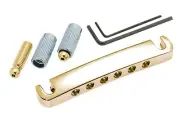 Allparts TP-3409 Gotoh 510FA Lightweight Aluminum Stop Tailpiece, Gold